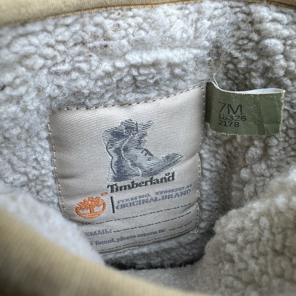 Women's 7 M - Timberland 650 Down Fill Wheat Nubuck Hiking Boots Insulated - Picture 8 of 8